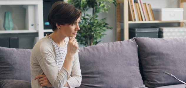Woman man having a conversation