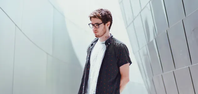 young man glasses
